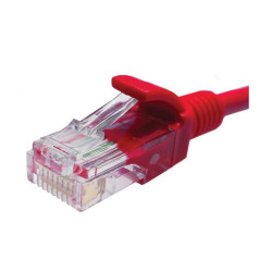 Патч-корд Suprlan 10-0152 UTP RJ-45 вил.-вилка RJ-45 кат.5E 1м красный LSZH 24AWG