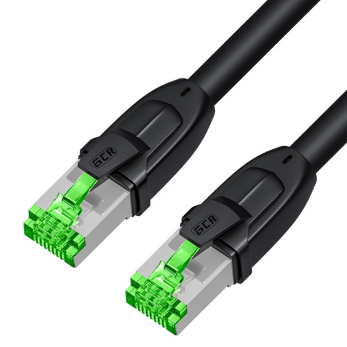 GCR PRO Патч-корд LSZH PROF прямой 0.3m, UTP медь кат.6А, че, 26 AWG, ethernet high speed 10 Гбит/с, RJ45, T568B, GCR-52586
