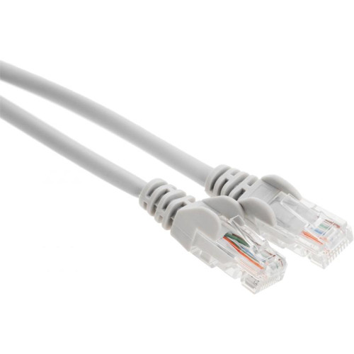 Патч-корд Lanmaster LAN-PC45/U5E-1.0-GY UTP RJ-45 вил.-вилка RJ-45 кат.5E 1м серый LSZH (уп.:1шт)