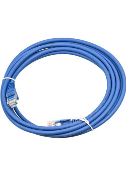Патч-корд Lanmaster LAN-PC45/U5E-3.0-BL UTP RJ-45 вил.-вилка RJ-45 кат.5E 3м синий LSZH (уп.:1шт)