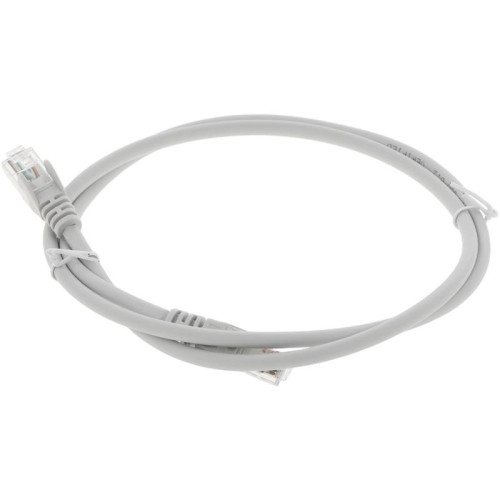 Патч-корд Lanmaster LAN-PC45/U5E-1.0-GY UTP RJ-45 вил.-вилка RJ-45 кат.5E 1м серый LSZH (уп.:1шт)