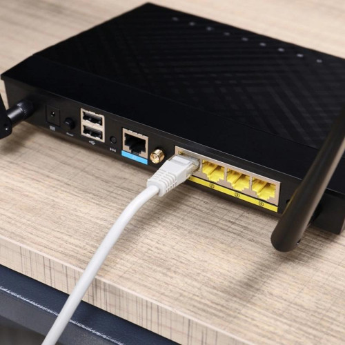 Патч-корд Rexant 18-1012 UTP RJ-45 вил.-вилка RJ-45 кат.5E 25м серый ПВХ