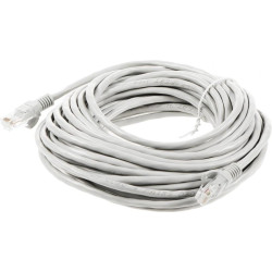 Патч-корд Premier PP12-10M 1000Гбит/с UTP 4 пары cat.5E CCA molded 10м серый RJ-45 (m)-RJ-45 (m)