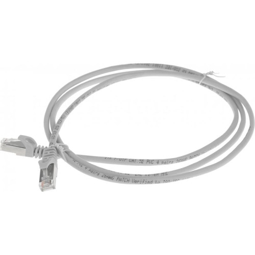 Патч-корд ITK PC01-C5EF-1M5 FTP RJ-45 вил.-вилка RJ-45 кат.5E 1.5м серый ПВХ (уп.:1шт)