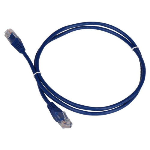 Патч-корд Lanmaster TWT-45-45-0.5-BL UTP RJ-45 вил.-вилка RJ-45 кат.5E 0.5м синий ПВХ (уп.:1шт)