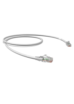 Коммутационный шнур RJ45/RJ45, U/UTP Кат.6, LSZH, белый, 1.5 м