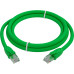 GCR Патч-корд прямой 7.5m UTP кат.6, зеленый, 24 AWG, ethernet high speed, RJ45, T568B, GCR-52391