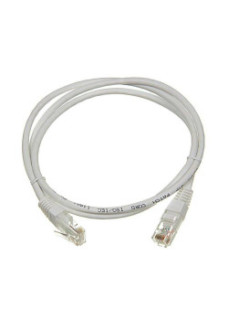 Патч-корд Lanmaster LAN-PC45/U5E-1.0-WH UTP RJ-45 вил.-вилка RJ-45 кат.5E 1м белый LSZH (уп.:1шт)