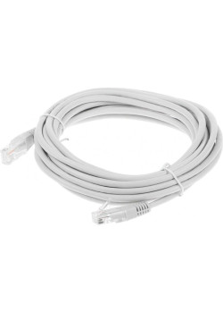Патч-корд Lanmaster TWT-45-45-5.0-GY UTP RJ-45 вил.-вилка RJ-45 кат.5E 5м серый ПВХ (уп.:1шт)