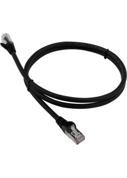 Патч-корд Lanmaster LAN-PC45/S6-15-BK FTP вилка RJ-45-вилка RJ-45 кат.6 15м чёрный LSZH (уп.:1шт)