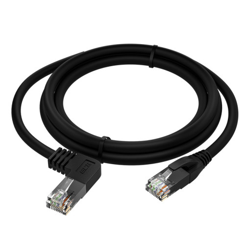 GCR Патч-корд прямой 3.0m UTP кат.5e, черный, правый угол, литой, ethernet high speed, RJ45, T568B, GCR-53146 GCR Патч-корд прямой 3.0m UTP кат.5e, черный, правый угол, литой, ethernet high speed, RJ45, T568B, GCR-53146