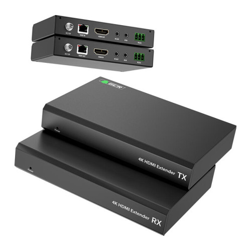 GCR PRO Удлинитель HDMI по витой паре с поддержкой HDBaseT 4K до 40М, 1080P до 70М передатчик + приемник, 4:2:0, 2-Way IR & POC, RS232, GCR-54691