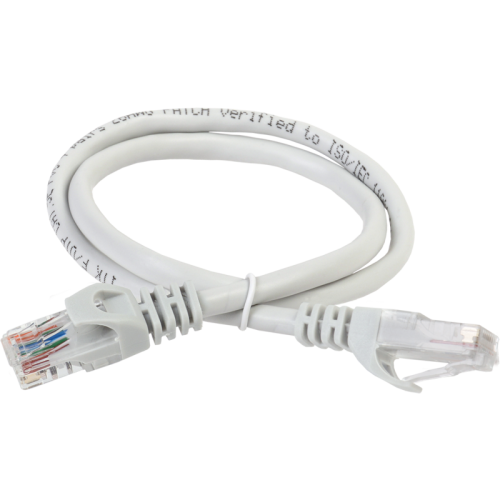 Коммутационный шнур (патч-корд), кат.5Е UTP, 2м, серый