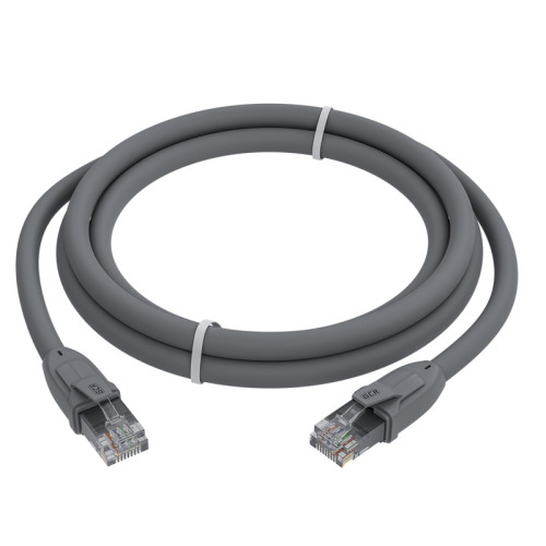 GCR Патч-корд прямой 20.0m UTP кат.6, серый, 24 AWG, ethernet high speed, RJ45, T568B, GCR-52599