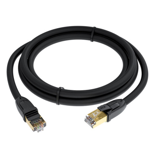 GCR Патч-корд PROF прямой 5.0m, FTP медь кат.6, позолоч. контакты и  коннектор, 25 AWG, Deluxe ethernet high speed 10 Гбит/с, RJ45, T568B