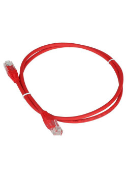 Патч-корд Lanmaster TWT-45-45-10-RD UTP RJ-45 вил.-вилка RJ-45 кат.5E 10м красный ПВХ (уп.:1шт)