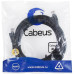 Патч-корд Cabeus PC-UTP-RJ45-CAT.5E-5M-BK-LSZH U/UTP RJ-45 вил.-вилка RJ-45 кат.5E 5м черный LSZH