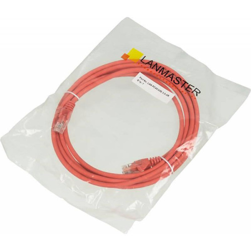 Патч-корд Lanmaster LAN-PC45/U5E-3.0-OR UTP RJ-45 вил.-вилка RJ-45 кат.5E 3м оранжевый LSZH (уп.:1шт)