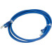 Патч-корд Lanmaster LAN-PC45/U5E-2.0-BL UTP RJ-45 вил.-вилка RJ-45 кат.5E 2м синий LSZH (уп.:1шт)