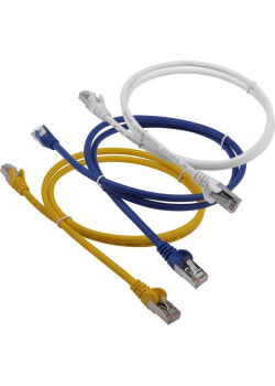 Патч-корд Lanmaster LAN-PC45/S5E-15-YL FTP RJ-45 вил.-вилка RJ-45 кат.5E 15м желтый LSZH