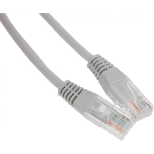 Патч-корд Lanmaster TWT-45-45-2.0-GY UTP RJ-45 вил.-вилка RJ-45 кат.5E 2м серый ПВХ (уп.:1шт)