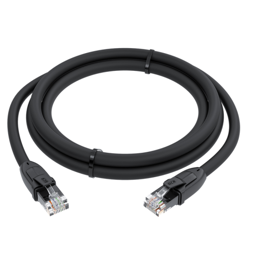 GCR Патч-корд прямой 3.0m UTP кат.6, черный, 24 AWG, ethernet high speed, RJ45, T568B, GCR-52530