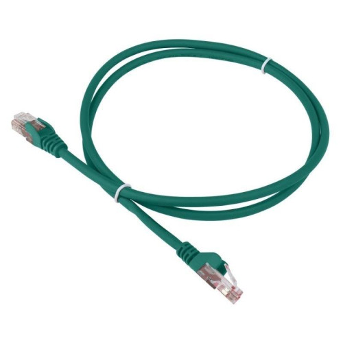 Патч-корд Lanmaster LAN-PC45/U6-1.0-GN UTP RJ-45 вил.-RJ-45 мод. кат.6 1м зеленый LSZH