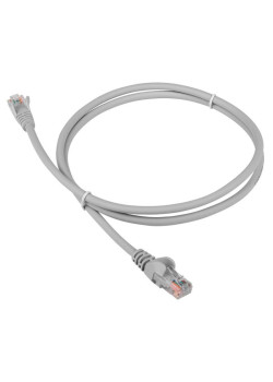 Патч-корд Lanmaster LAN-PC45/U5E-15-GY UTP RJ-45 вил.-вилка RJ-45 кат.5E 15м серый LSZH (уп.:1шт)