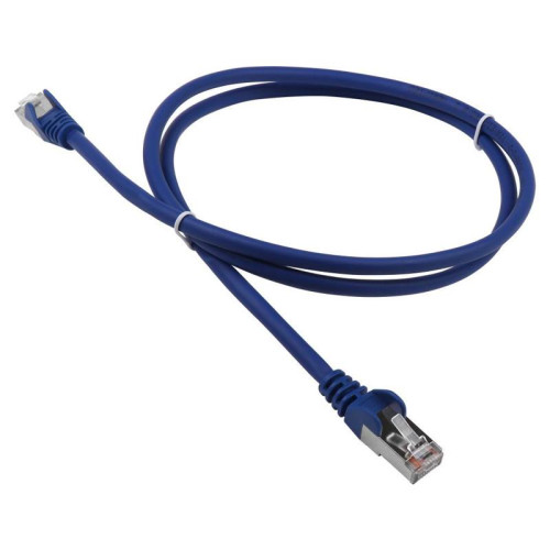 Патч-корд Lanmaster LAN-PC45/S5E-5.0-BL FTP RJ-45 вил.-вилка RJ-45 кат.5E 5м синий LSZH (уп.:1шт)