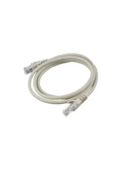 Патч-корд GoPower RJ-45 (m)-RJ-45 (m) 5.0м кат.5е ПВХ 26AWG серый в пакете (1/50)