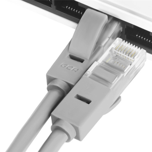 GCR Патч-корд прямой 0.7m UTP кат.5e, серый, 24 AWG, литой, ethernet high speed 1 Гбит/с, RJ45, T568B, GCR-LNC03-0.7m GCR Патч-корд прямой 0.7m UTP кат.5e, серый, 24 AWG, литой, ethernet high speed 1 Гбит/с, RJ45, T568B, GCR-LNC03-0.7m