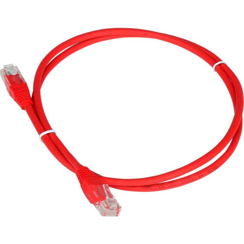 Патч-корд Lanmaster TWT-45-45-1.5-RD UTP RJ-45 вил.-вилка RJ-45 кат.5E 1.5м красный ПВХ