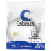 Патч-корд Cabeus PC-UTP-RJ45-CAT.5E-1M U/UTP RJ-45 вил.-вилка RJ-45 кат.5E 1м серый ПВХ
