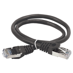 ITK Коммутационный шнур (патч-корд), кат.5Е FTP, 5м, черный
