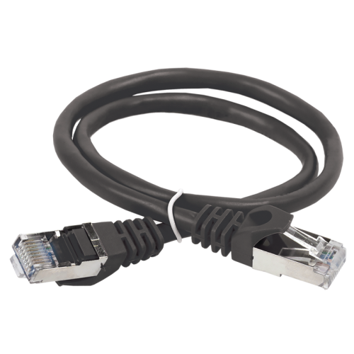 ITK Коммутационный шнур (патч-корд), кат.5Е FTP, 5м, черный