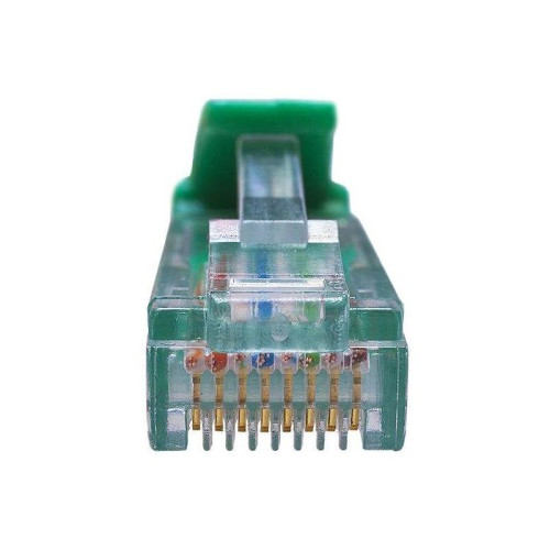 Патч-корд Suprlan 10-0156 UTP RJ-45 вил.-вилка RJ-45 кат.5E 0.5м зеленый LSZH 24AWG