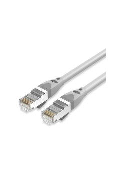 Патч-корд Vention прямой SFTP cat.6A, RJ45 - 0,3м. Серый