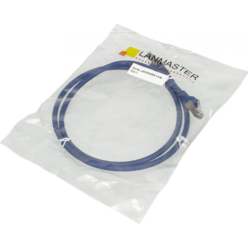 Патч-корд Lanmaster LAN-PC45/S6A-1.0-BL FTP RJ-45 вил.-вилка RJ-45 кат.6A 1м синий LSZH (уп.:1шт) Патч-корд Lanmaster LAN-PC45/S6A-1.0-BL FTP RJ-45 вил.-вилка RJ-45 кат.6A 1м синий LSZH (уп.:1шт)