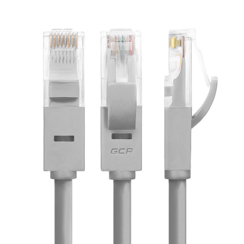 GCR Патч-корд прямой 0.7m UTP кат.5e, серый, 24 AWG, литой, ethernet high speed 1 Гбит/с, RJ45, T568B, GCR-LNC03-0.7m GCR Патч-корд прямой 0.7m UTP кат.5e, серый, 24 AWG, литой, ethernet high speed 1 Гбит/с, RJ45, T568B, GCR-LNC03-0.7m