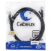 Патч-корд Cabeus PC-UTP-RJ45-CAT.5E-1.5M-BK U/UTP RJ-45 вил.-вилка RJ-45 кат.5E 1.5м черный ПВХ