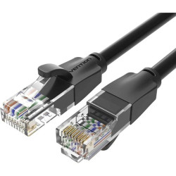 Патч-корд Vention прямой UTP cat.6, RJ45 - 15м. Черный