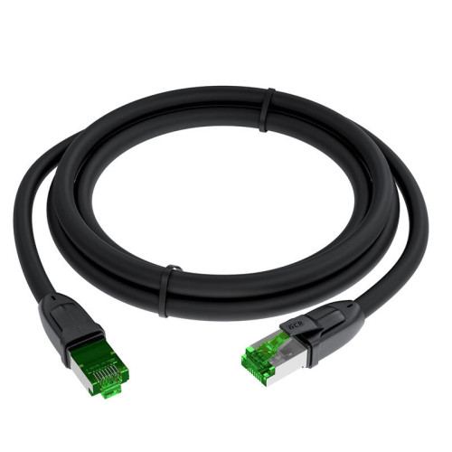 GCR PRO Патч-корд LSZH PROF прямой 40.0m, UTP медь кат.6, черный, 26 AWG, ethernet high speed 10 Гбит/с, RJ45, T568B, GCR-56873