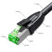 GCR PRO Патч-корд LSZH PROF прямой 40.0m, UTP медь кат.6, черный, 26 AWG, ethernet high speed 10 Гбит/с, RJ45, T568B, GCR-56873
