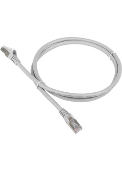Патч-корд Lanmaster TWT-45-45-5.0/S-GY вилка RJ-45-вилка RJ-45 кат.5е 5м серый ПВХ (уп.:1шт)