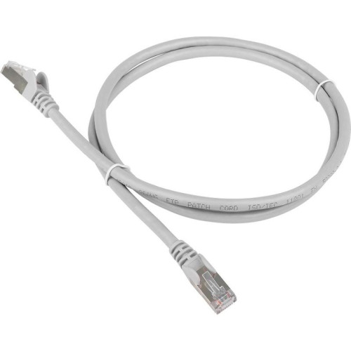 Патч-корд Lanmaster TWT-45-45-5.0/S-GY вилка RJ-45-вилка RJ-45 кат.5е 5м серый ПВХ (уп.:1шт)