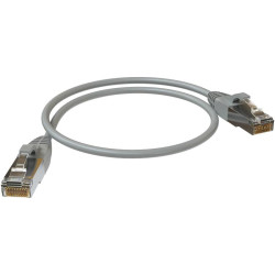 Патч-корд Sysmatrix PC 4545.5ES26.05LSZHGY F/UTP RJ-45 вил.-вилка RJ-45 кат.5E 0.5м серый LSZH