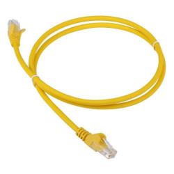 Патч-корд Lanmaster LAN-PC45/U6-1.0-YL UTP RJ-45 вил.-вилка RJ-45 кат.6 1м желтый LSZH