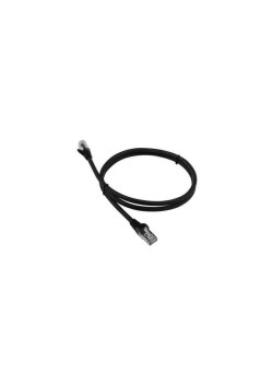 Патч-корд Lanmaster LAN-PC45/S6A-1.0-BK FTP RJ-45 вил.-вилка RJ-45 кат.6A 1м черный LSZH (уп.:1шт)