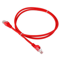 Патч-корд Lanmaster LAN-PC45/U5E-1.5-RD UTP вилка RJ-45-вилка RJ-45 кат.5е 1.5м красный LSZH (уп.:1шт)