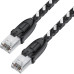 GCR Патч-корд PROF прямой 10.0m, UTP медь кат.6, STRONG черно-белый нейлон, ethernet high speed 10 Гбит/с, T568B, GCR-52780 GCR Патч-корд PROF прямой 10.0m, UTP медь кат.6, STRONG черно-белый нейлон, ethernet high speed 10 Гбит/с, T568B, GCR-52780